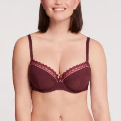 Soutien-gorge Emboîtant Avec Armatures Cassis Sydney Pure 8 Soutien-gorge Emboîtant Avec Armatures Cassis Sydney Pure -Bestform Lingerie BL14563 08B WEB 11