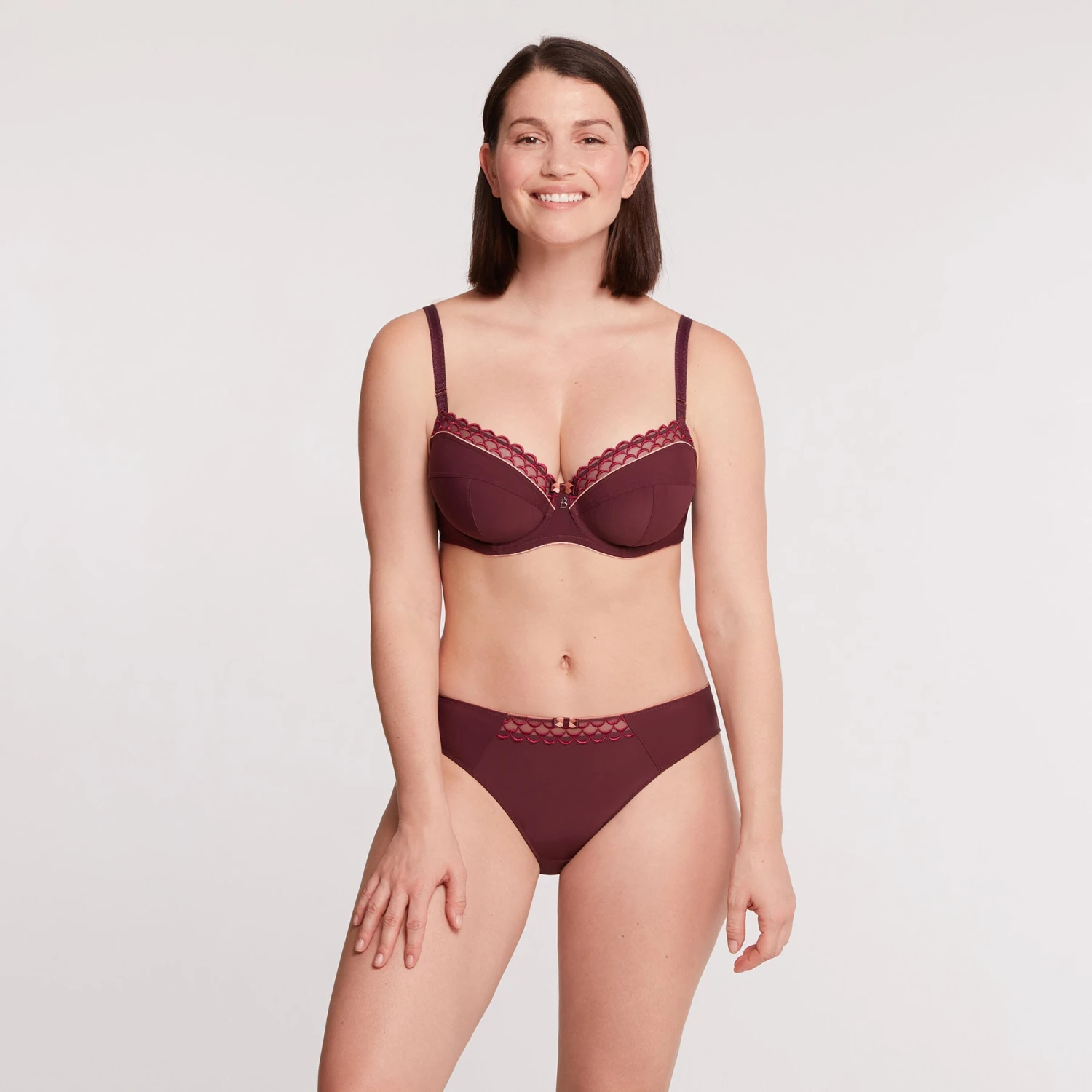 Soutien-gorge Emboîtant Avec Armatures Cassis Sydney Pure 6 Soutien-gorge Emboîtant Avec Armatures Cassis Sydney Pure – Image 4