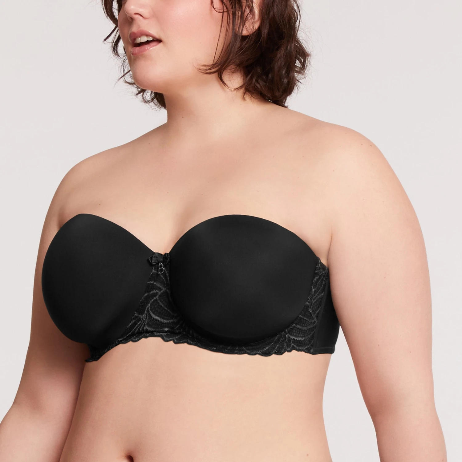 Soutien-gorge Bandeau Avec Armatures Black Pampelune 5 Soutien-gorge Bandeau Avec Armatures Black Pampelune – Image 3
